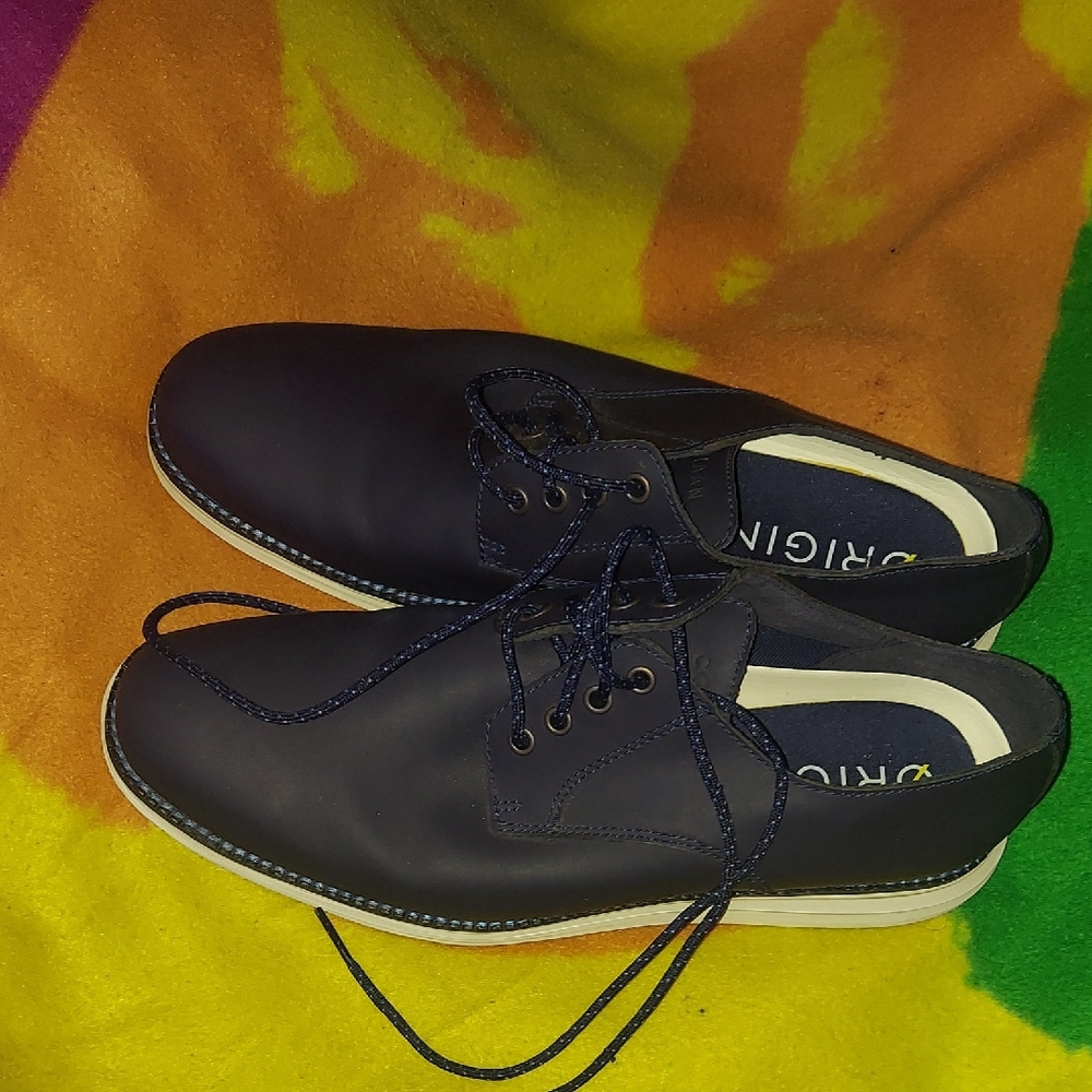Euc Cole Haan Orginal Grand Sneakers In Navy 8